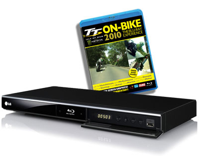 Blu-ray Player and TT 2010 On-Bike Blu-ray