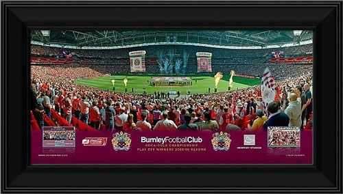 Burnley 2008/09 Championship Play Off Framed Desktop Photo