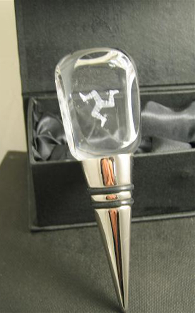Crystal Three Legs Wine Stopper
