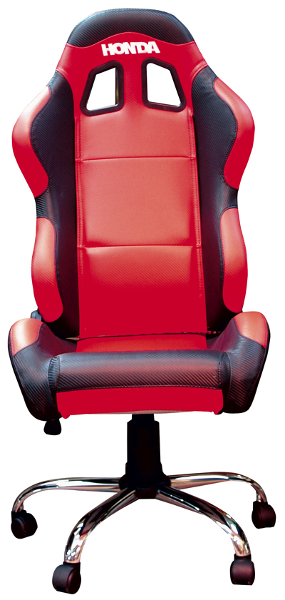 Team Chair Honda Red with Black Trim