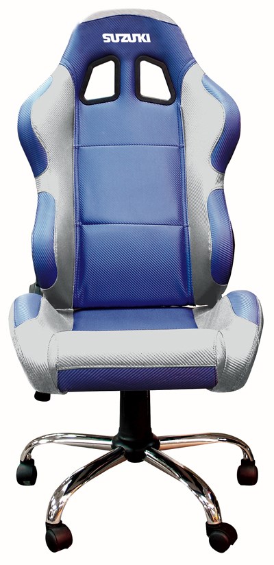 Team Chair Suzuki Blue with Silver Trim