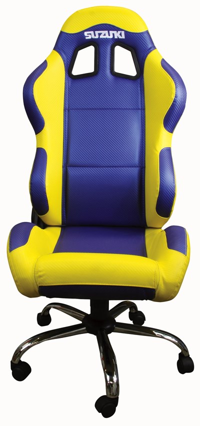 Team Chair Suzuki Blue with Yellow Trim