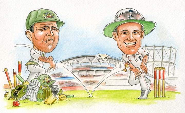 Delivery of the Series Ashes 2009 Print