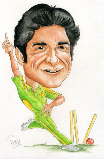 International Cartoon Cricket Prints (A3) - click to enlarge
