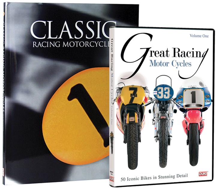 Great Racing Motorcycles DVD & Classic Racing Motorcyles Book