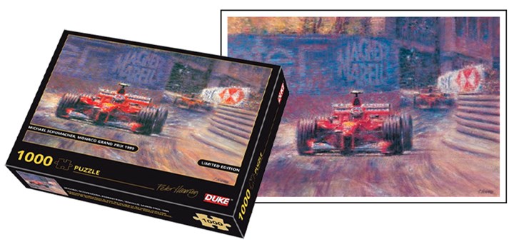 Michael Schumacher Jigsaw & Racing Legend Print