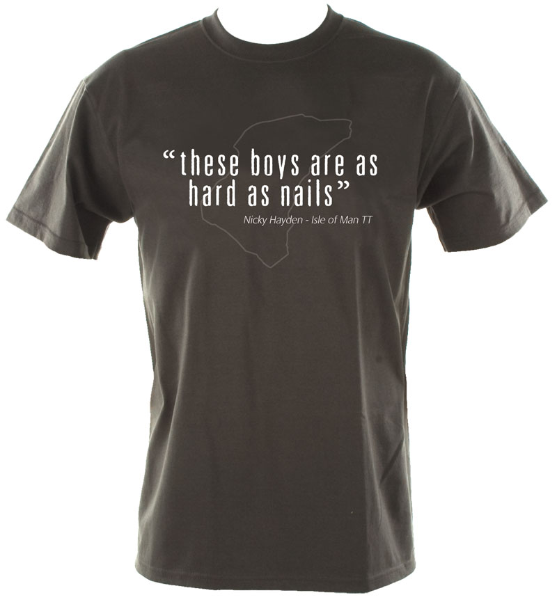 These Boys are Hard as Nails T Shirt Slate