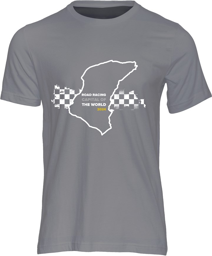 Road Race Capital 2024 T-Shirt, Charcoal - click to enlarge