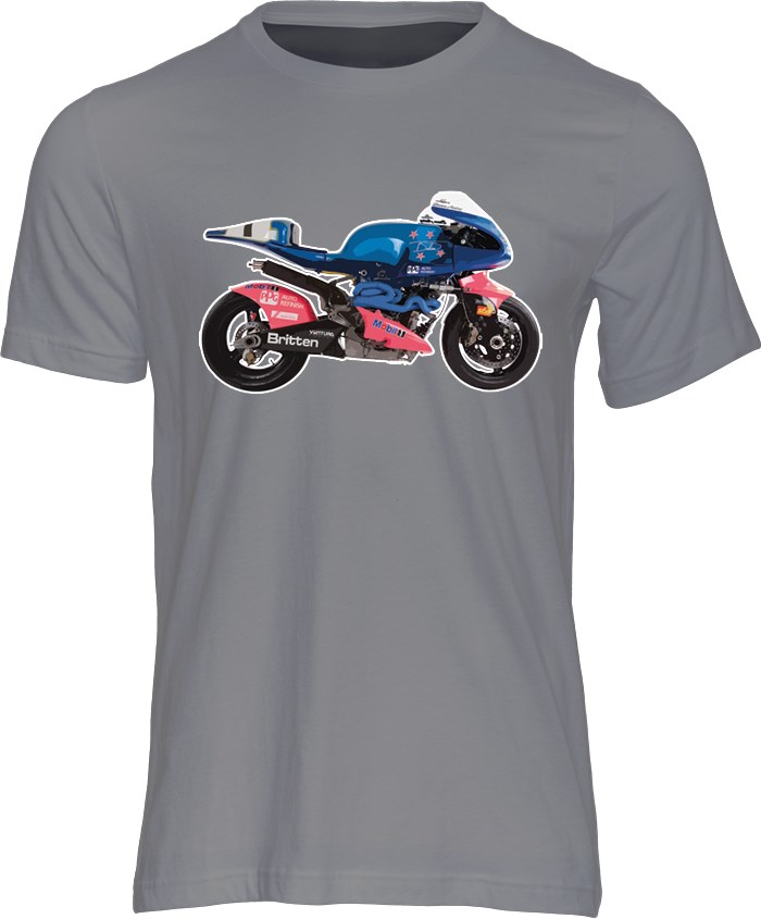 Britten T-Shirt, Charcoal - click to enlarge