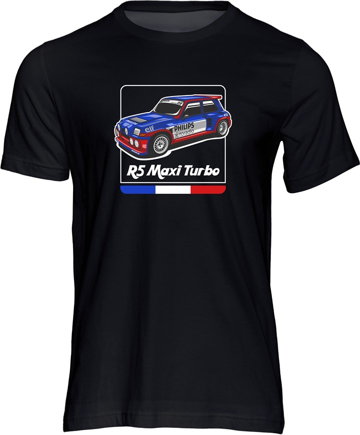 Group B Monster Renault 5 Maxi Turbo T-shirt Black - click to enlarge