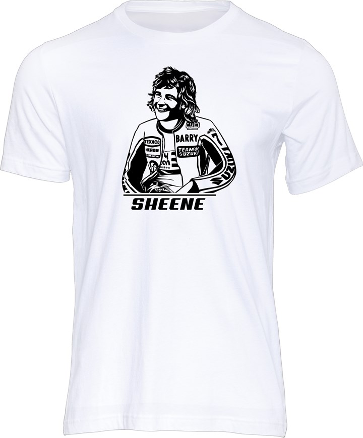 Barry Sheene T-shirt White - click to enlarge