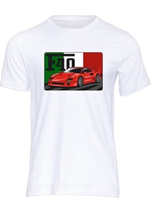 Dream Car Ferrari F40 T-shirt White