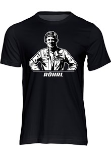 Walter Rohrl Stencil T-shirt Black