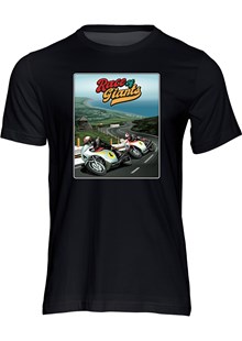 Hailwood vs Agostini Race of Giants T-shirt Black