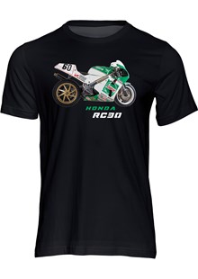 Honda RC30 T-shirt Black