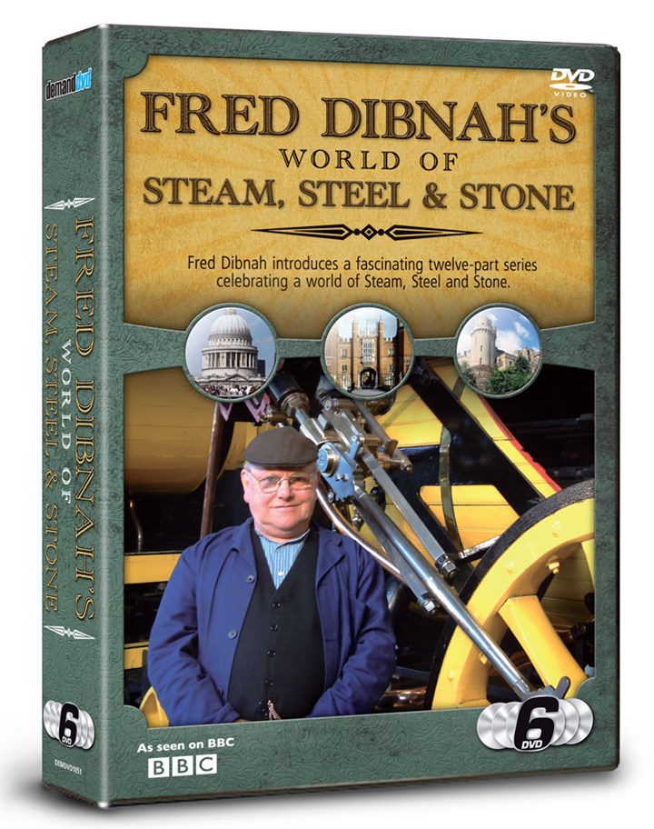 Fred Dibnah’s World of Steel, Steam and Stone (6 DVD) Boxset
