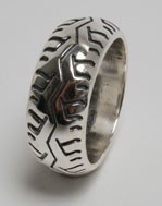Silver Tyre Ring No 16