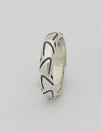 Silver Tyre Ring No 30