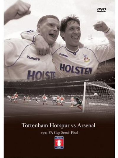 FA CUP SEMI-FINAL 1991 DVD - TOTTENHAM VS ARSENAL