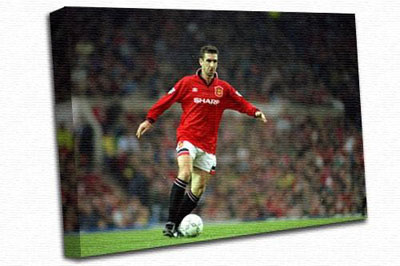 Eric Cantona A0 Canvas Print