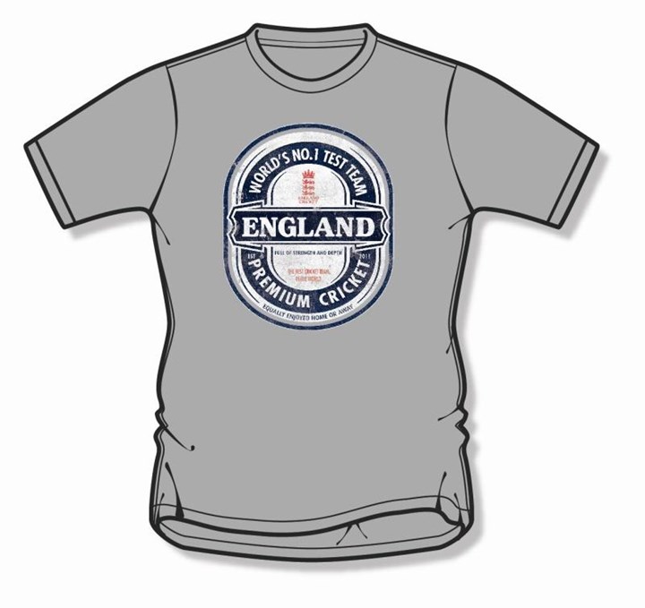 England Official No 1 Test Team T-Shirt - click to enlarge