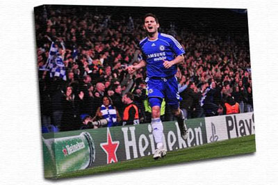 Frank Lampard A3 Canvas Print