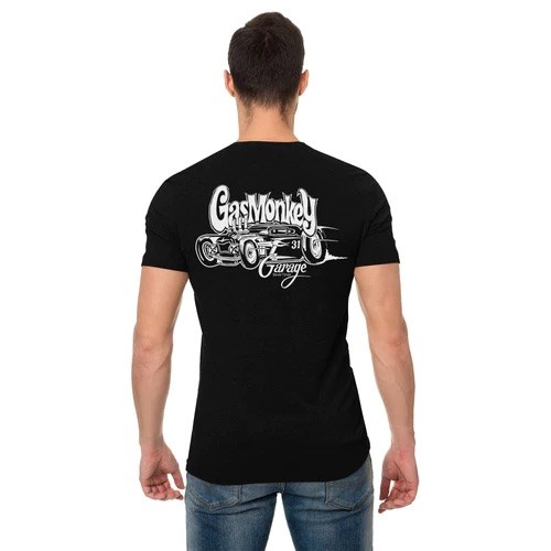 Gas Monkey Garage Chevrolet T-Shirt, Black - click to enlarge