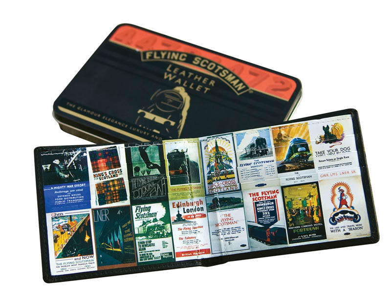 Flying Scotsman Leather Wallett