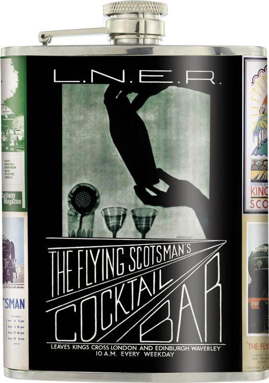 Flying Scotsman Hip Flask