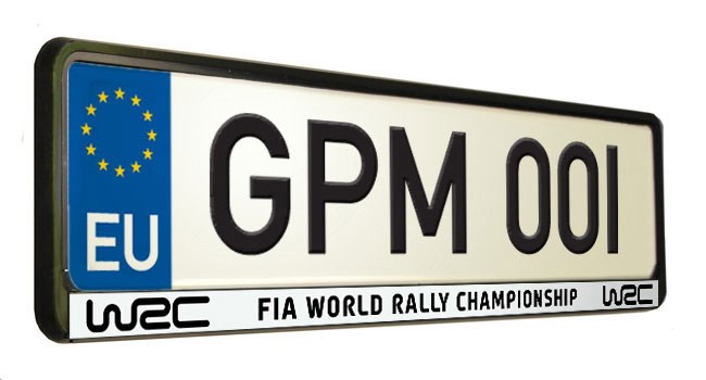 World Rally Championship 04 Number Plate Surround