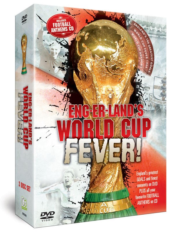 Englands World Cup Fever 2DVD and Anthems CD