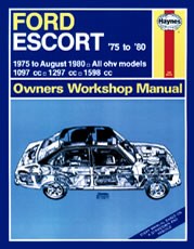 Ford Escort (75 - Aug 80) Haynes Repair Manual