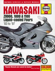 Kawasaki ZX900, 1000 & 1100 Liquid-cooled Fours (83 - 97) Book