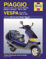 Piaggio (vespa) Scooters (91 - 98) Book