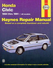 Honda Civic (84 - 91) Book