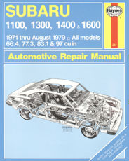 Subaru 1100, 1300, 1400 & 1600 (71 - 79) Book