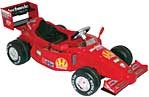 Red Electric F1 Car