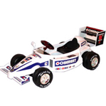 White Electric F1 Car