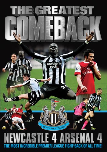 Newcastle United 4-4 Arsenal (DVD) - click to enlarge