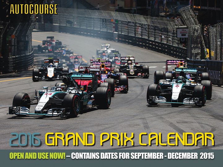 Autocourse 2016 Grand Prix Calendar