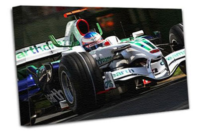 Jenson Button A2 Canvas Print 