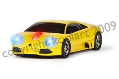Lamborghini Wireless Mouse Yellow