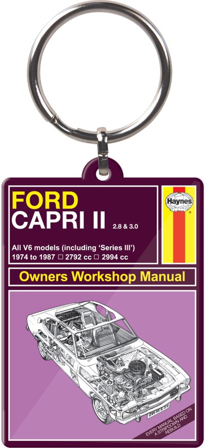 Capri Manual Metal Keyring