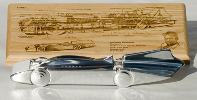 Malcolm Campbell 1935 Bluebird Sculpture