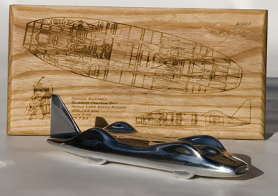Donald Campbell 1963 Bluebird Sculpture 