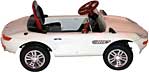 Cream Roadster Electric Car