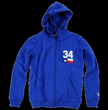 Kevin Schwantz 34 Hoodie Blue - click to enlarge