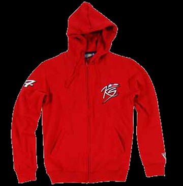 Kevin Schwantz 34 Hoodie Red - click to enlarge