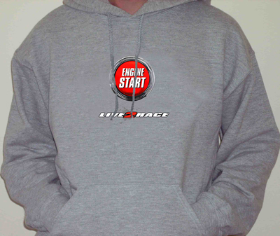 Engine Start Hoddie Grey