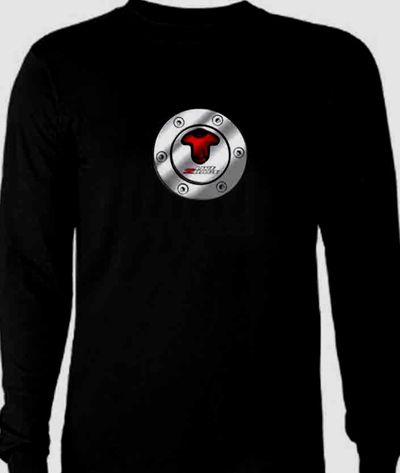 Fuel Cap Long Sleeve T Shirt Black